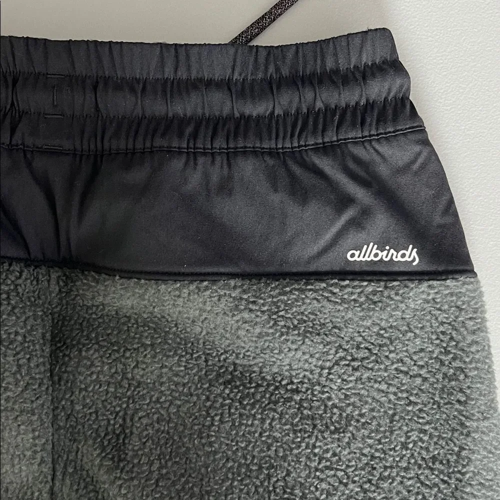 NWT Allbirds Men's (M) Fluff Fleece Pant Joggers in Natural Black Size XS